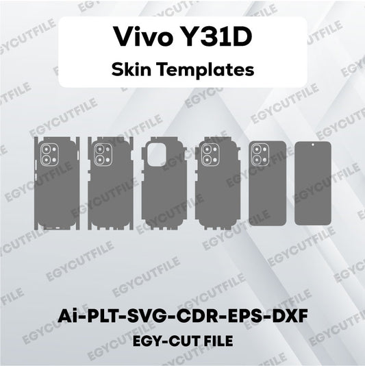 Vivo Y31D Vector Skin Cut Files