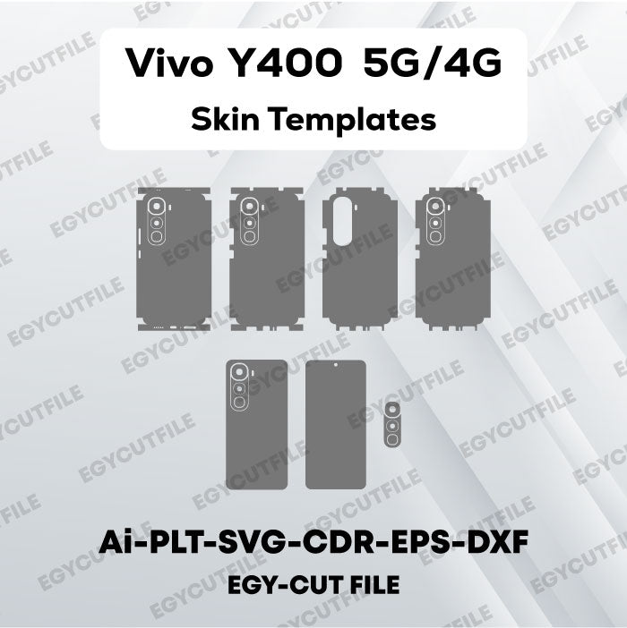 Vivo Y400 4G-5G Vector Skin Cut Files