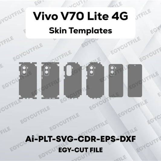 Vivo V70 Lite 4G Vector Skin Cut Files
