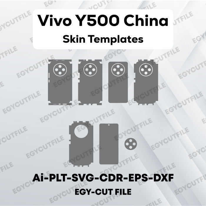 Vivo Y500 China Vector Skin Cut Files
