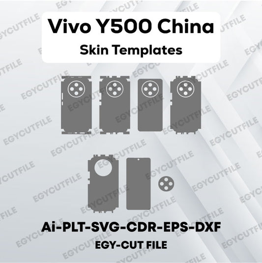 Vivo Y500 China Vector Skin Cut Files