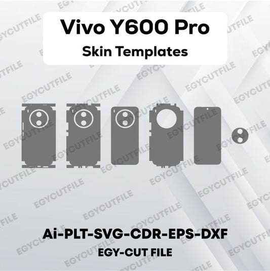 Vivo Y600 Pro Vector Skin Cut Files