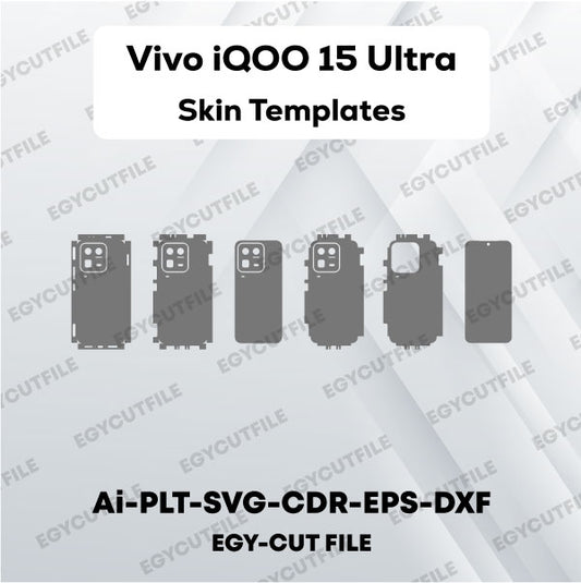 Vivo iQOO 15 Ultra Vector Skin Cut Files