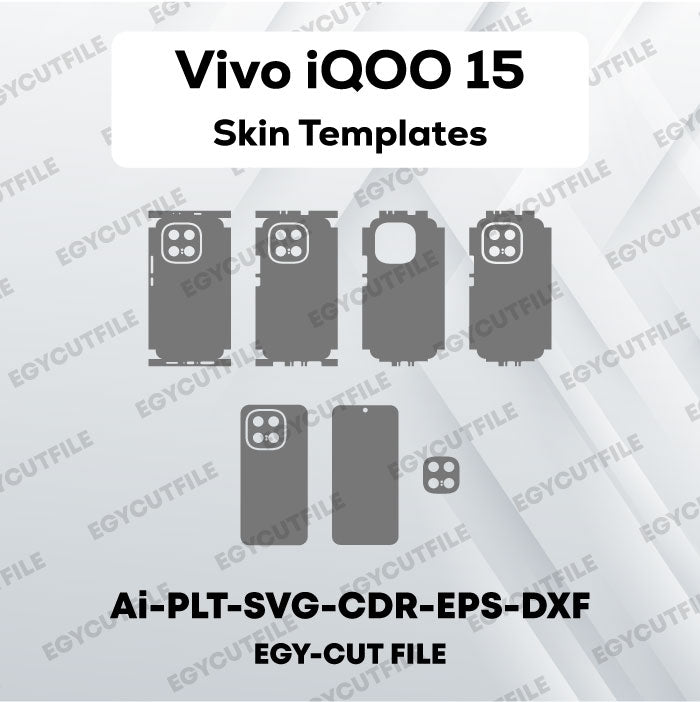 Vivo iQOO 15 Vector Skin Cut Files