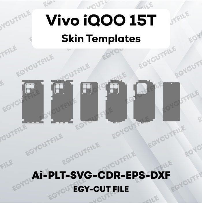 Vivo iQOO 15T Vector Skin Cut Files
