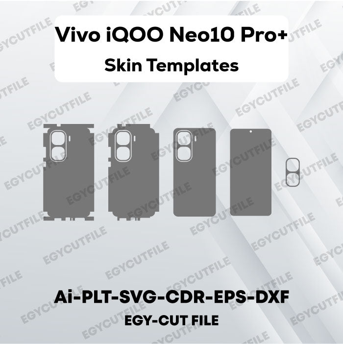 Vivo iQOO Neo10 Pro+ Vector Skin Cut Files