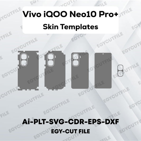 Vivo iQOO Neo10 Pro+ Vector Skin Cut Files