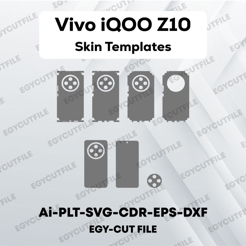 Vivo iQOO Z10 Vector Skin Cut Files