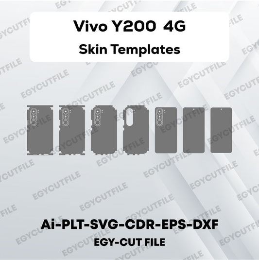 Vivo Y200 4G Vector Skin Cut Files