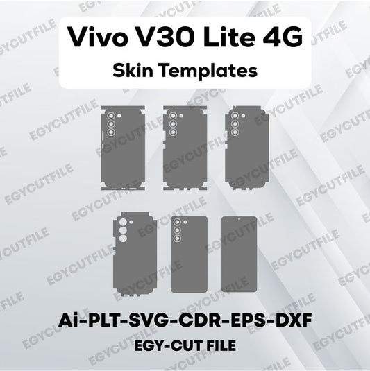 Vivo V30 Lite 4G Vector Skin Cut Files