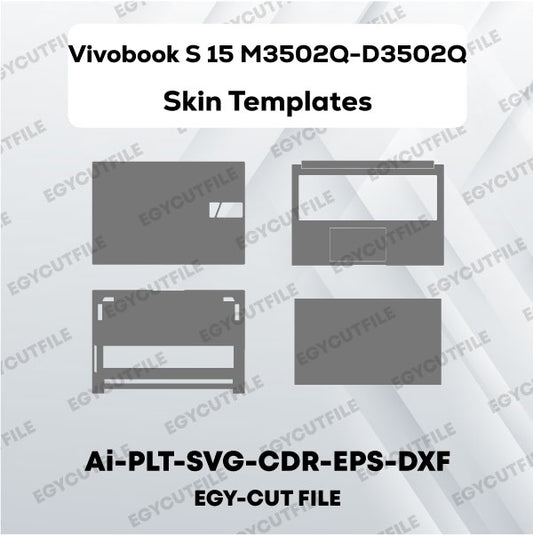 Vivobook S 15 M3502Q-D3502Q Vector Skin Cut Files