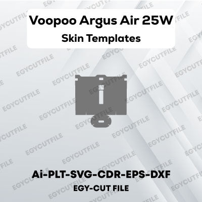 VOOPOO Argus Air 25W Pod System Kit Vector Skin Cut Files