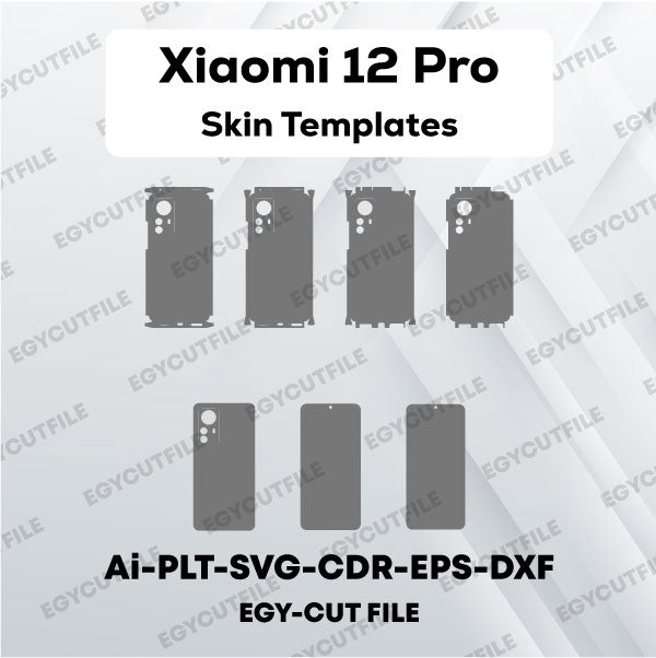 Xiaomi 12 Pro Vector Skin Cut Files