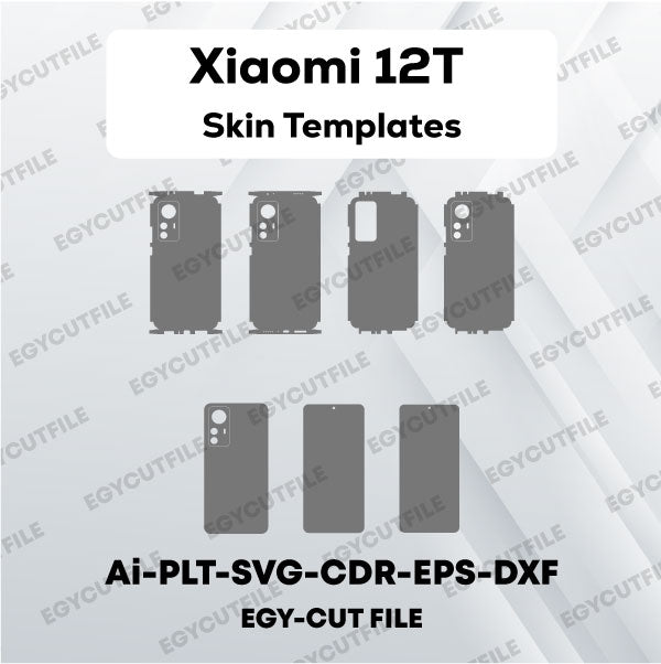 Xiaomi 12T Vector Skin Cut Files