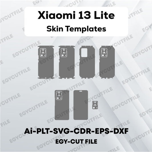 Xiaomi 13 Lite Vector Skin Cut Files