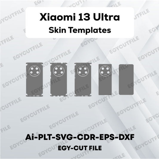 Xiaomi 13 Ultra Vector Skin Cut Files