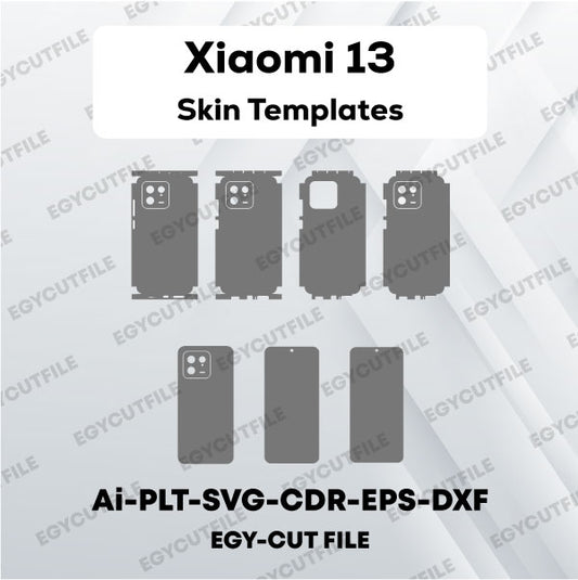 Xiaomi 13 Vactor Skin Cut Files