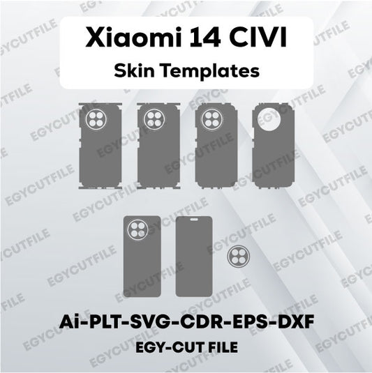 Xiaomi 14 CIVI Vector Skin Cut Files