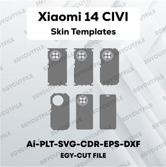 Xiaomi 14 CIVI Vector Skin Cut Files