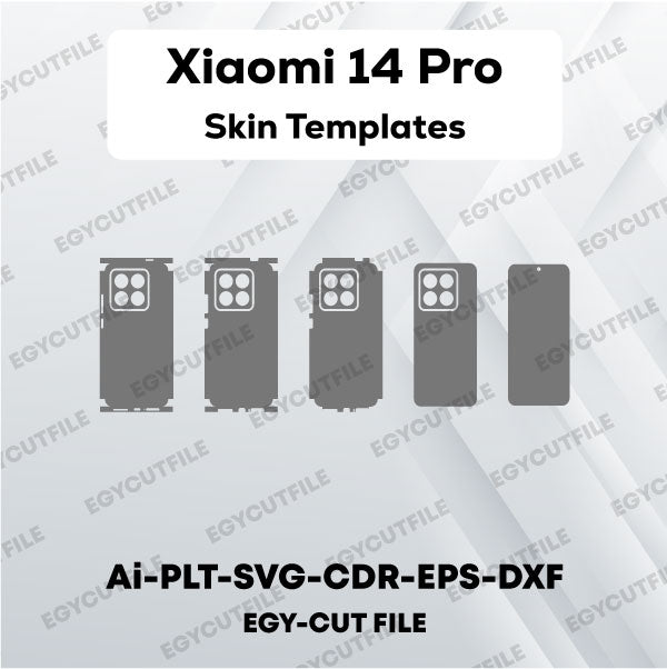 Xiaomi 14 Pro Vector Skin Cut Files