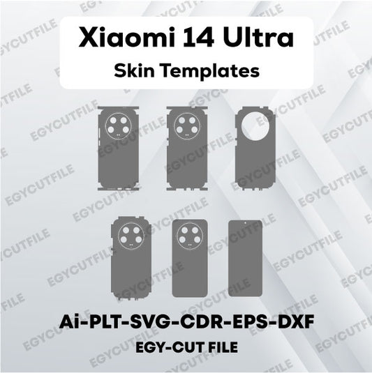 Xiaomi 14 Ultra Vectoer Skin Cut Files