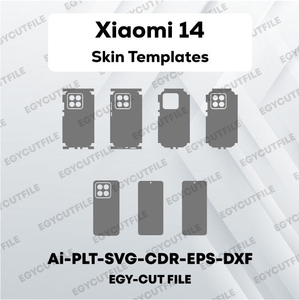 Xiaomi 14 Vector Skin Cut Files