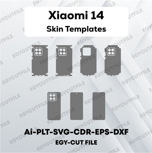 Xiaomi 14 Vector Skin Cut Files