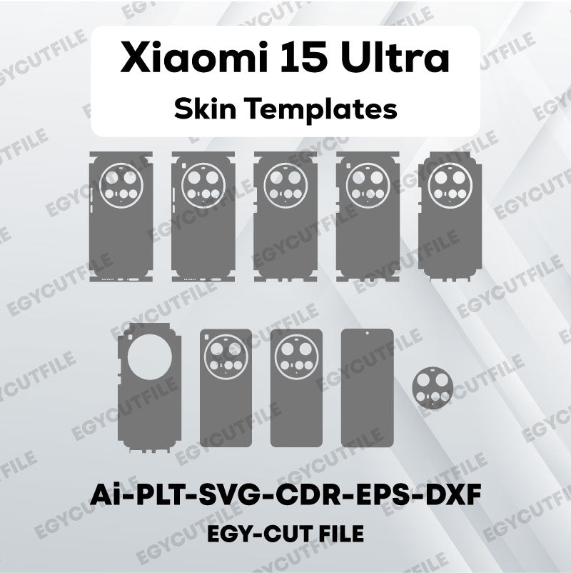 Xiaomi 15 Ultra Vector Skin Cut Files