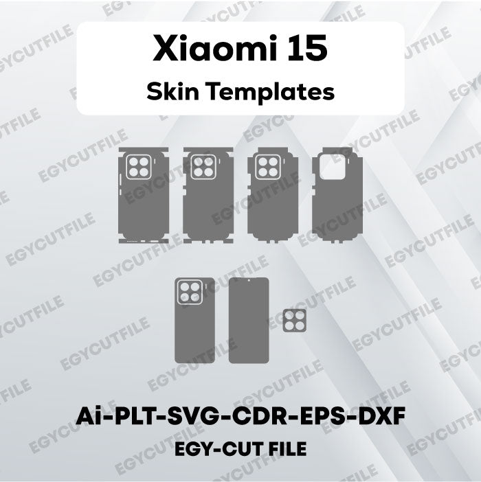 Xiaomi 15 Vector Skin Cut Files