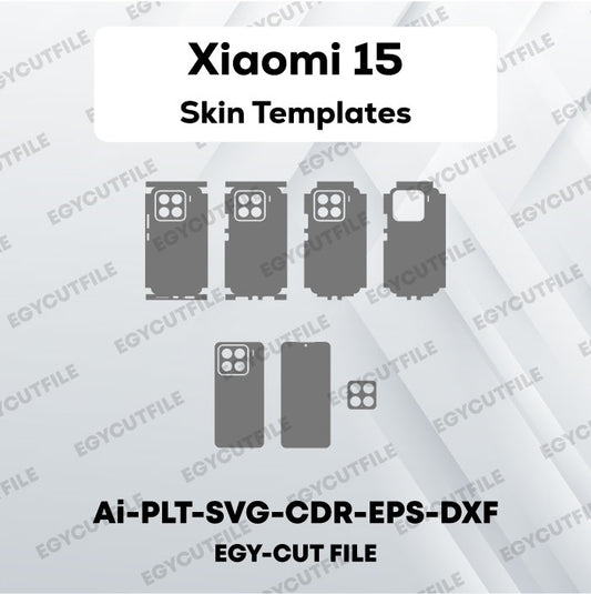 Xiaomi 15 Vector Skin Cut Files