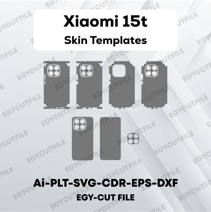 Xiaomi 15t Vector Skin Cut Files
