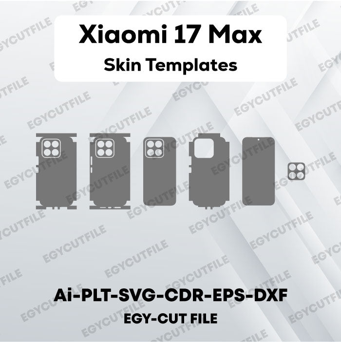 Xiaomi 17 Max Vector Skin Cut Files
