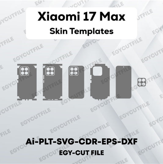 Xiaomi 17 Max Vector Skin Cut Files