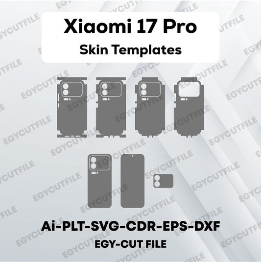 Xiaomi 17 Pro Vector Skin Cut Files