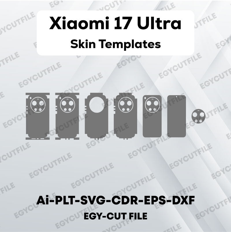 Xiaomi 17 Ultra Vector Skin Cut Files