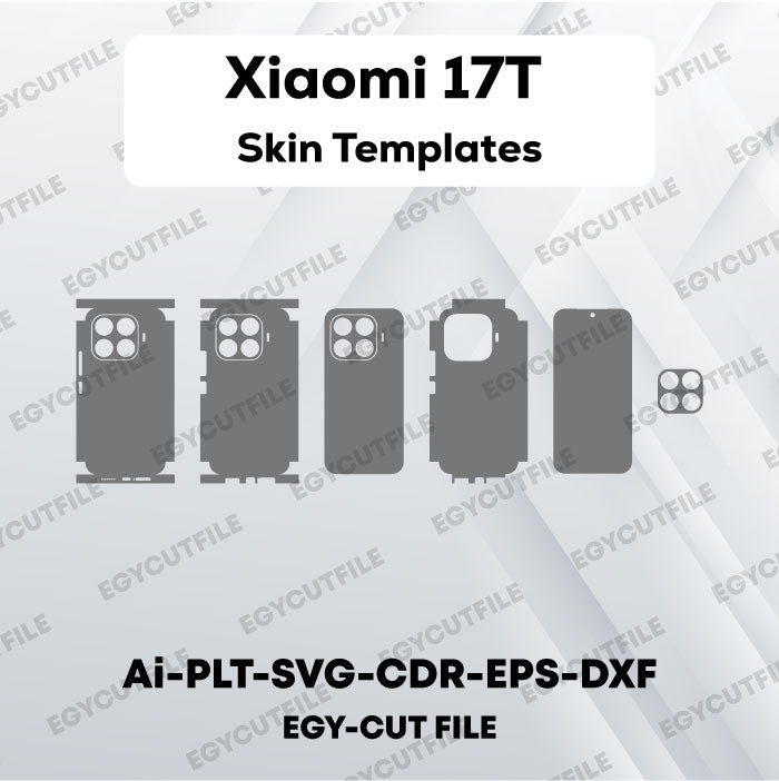 Xiaomi 17T Vector Skin Cut Files