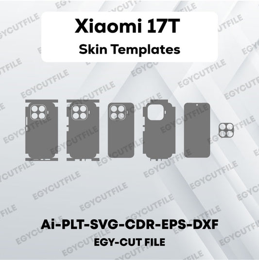 Xiaomi 17T Vector Skin Cut Files