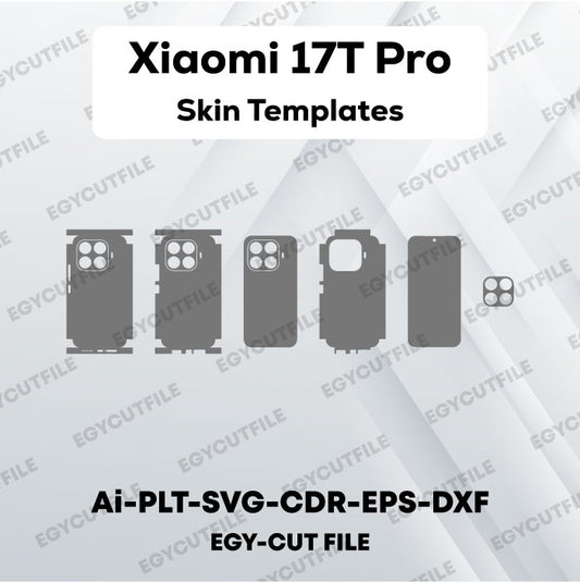 Xiaomi 17T Pro Vector Skin Cut Files