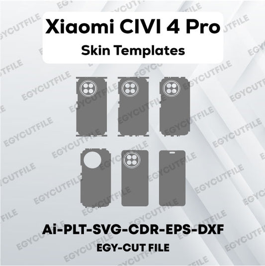 Xiaomi CIVI 4 Pro Vector Skin Cut Files