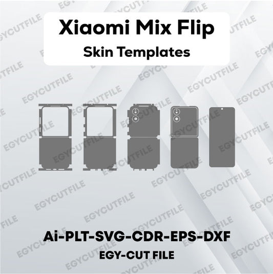 Xiaomi Mix Flip Vector Skin Cut Files