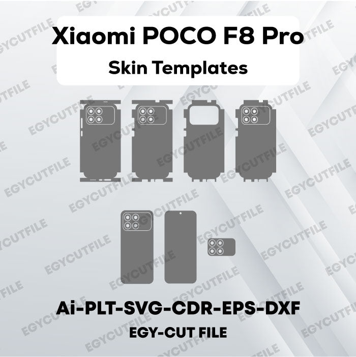 Xiaomi POCO F8 Pro Vector Skin Cut Files