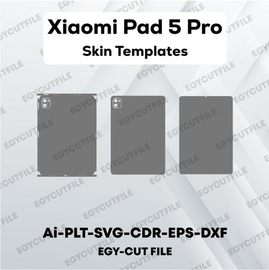 Xiaomi Pad 5 Pro Vector Skin Cut Files