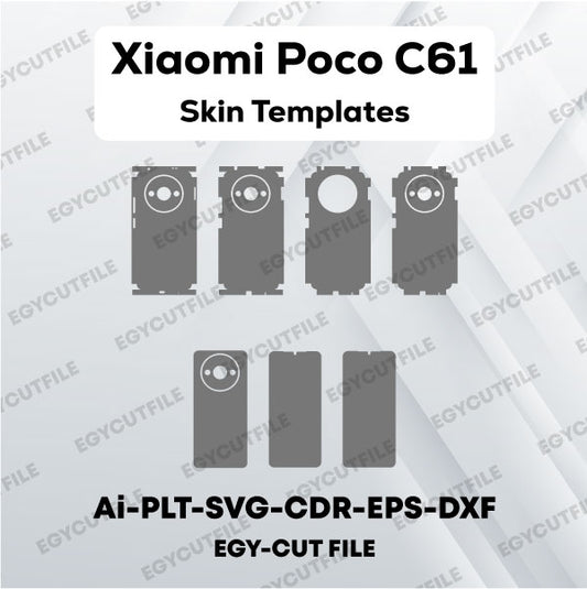 Xiaomi Poco C61 Vector Skin Cut Files