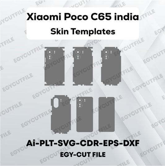 Xiaomi Poco C65 india Vector Skin Cut Files