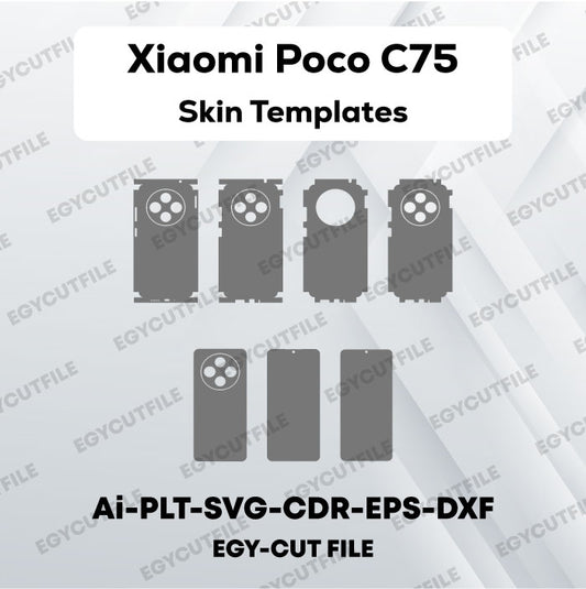 Xiaomi Poco C75 Vector Skin Cut Files