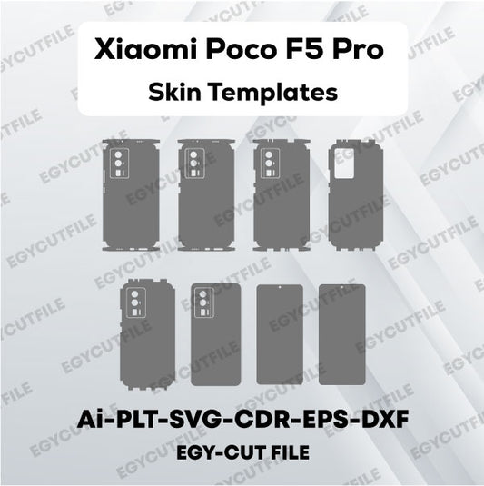 Xiaomi Poco F5 Pro Vector Skin Cut Files