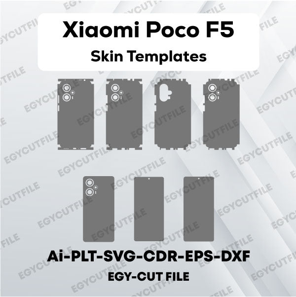 Xiaomi Poco F5 Vector Skin Cut Files
