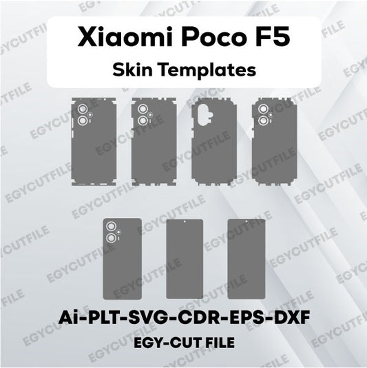 Xiaomi Poco F5 Vector Skin Cut Files