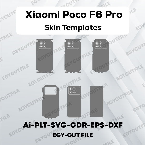 Xiaomi Poco F6 Pro Vector Skin Cut Files