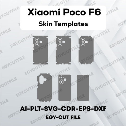 Xiaomi Poco F6 Vector Skin Cut Files